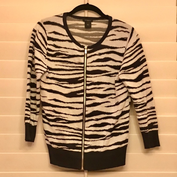 Ann Taylor Factory Zipper Sweater Size S - Picture 1 of 3
